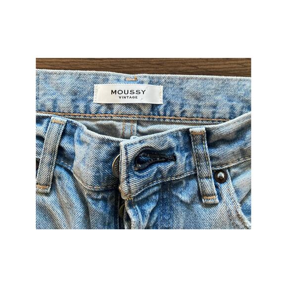 MOUSSY Vintage Distressed Skinny Jeans – Size 27 – Japan Made - Picture 4 of 14